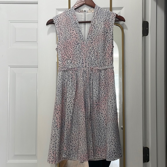 Silk Rebecca Taylor Leopard Fever Dress - Picture 3 of 12